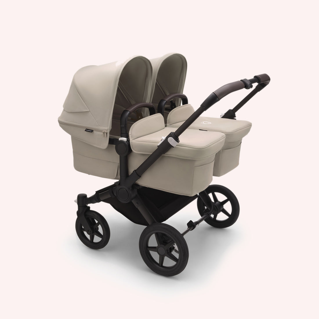 Bugaboo Donkey 5 Twin Bassinet and Seat Pram - Black/Desert Taupe