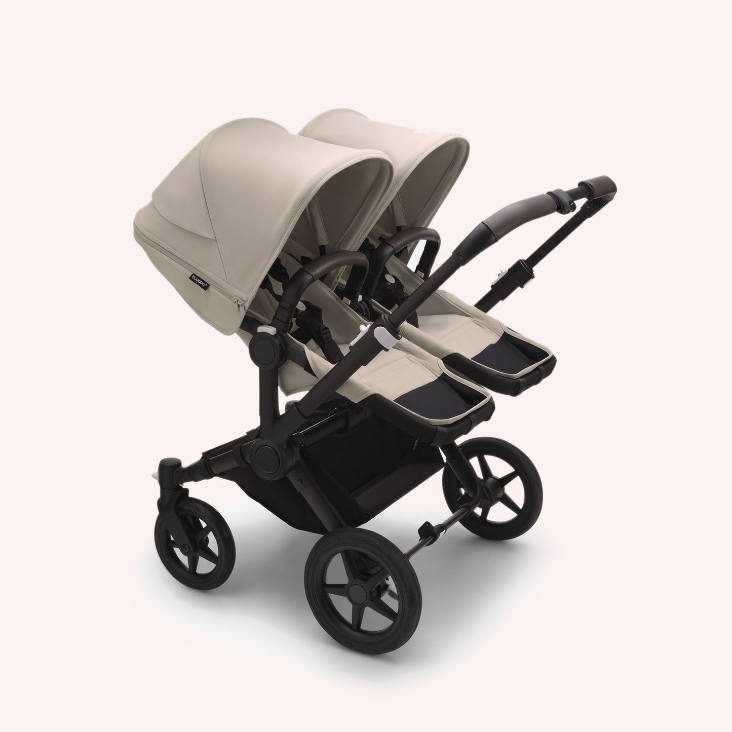 Bugaboo Donkey 5 Twin Bassinet and Seat Pram - Black/Desert Taupe