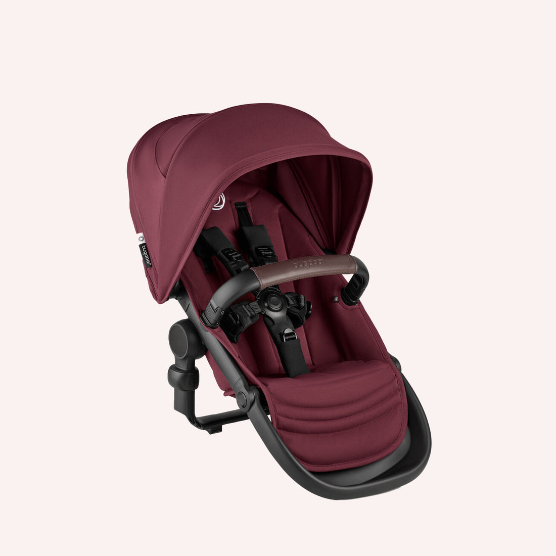 Bugaboo Kangaroo Double Pram - Dark Cherry
