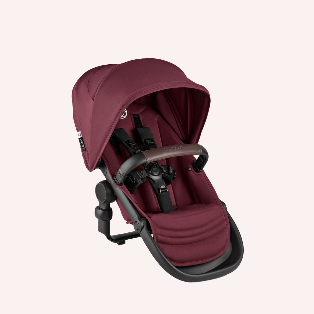 Bugaboo Kangaroo Double Pram - Dark Cherry