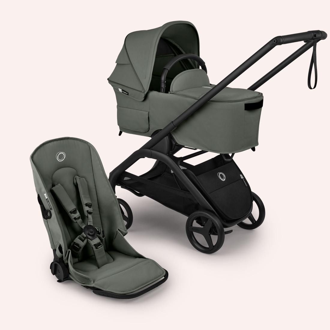 Bugaboo Dragonfly Plus Bassinet and Seat Pram