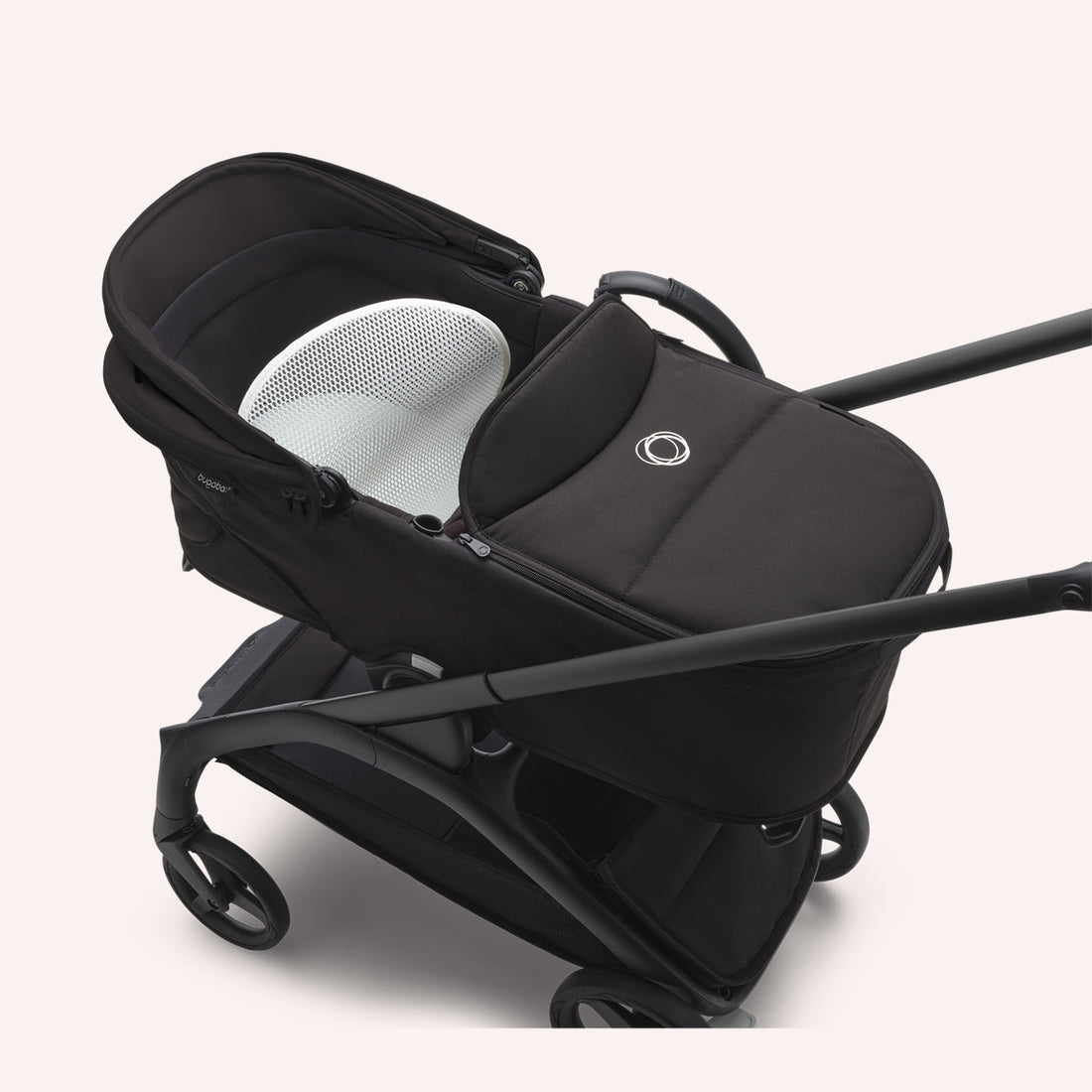 Bugaboo Dragonfly Bassinet and Seat Pram - Black/Midnight Black