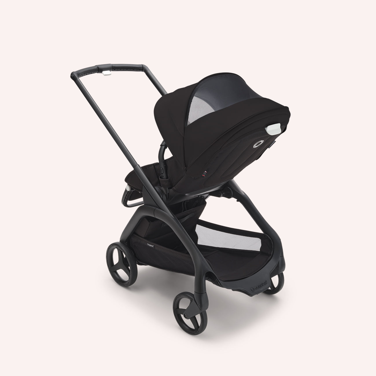 Bugaboo Dragonfly Bassinet and Seat Pram - Black/Midnight Black