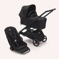 Bugaboo Dragonfly Bassinet and Seat Pram - Black/Midnight Black