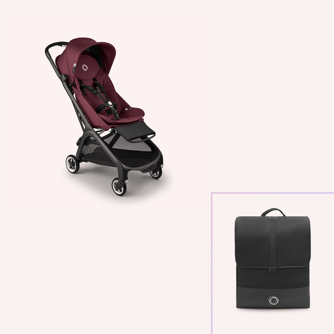 Bugaboo Butterfly Stroller and Transport Bag Bundle