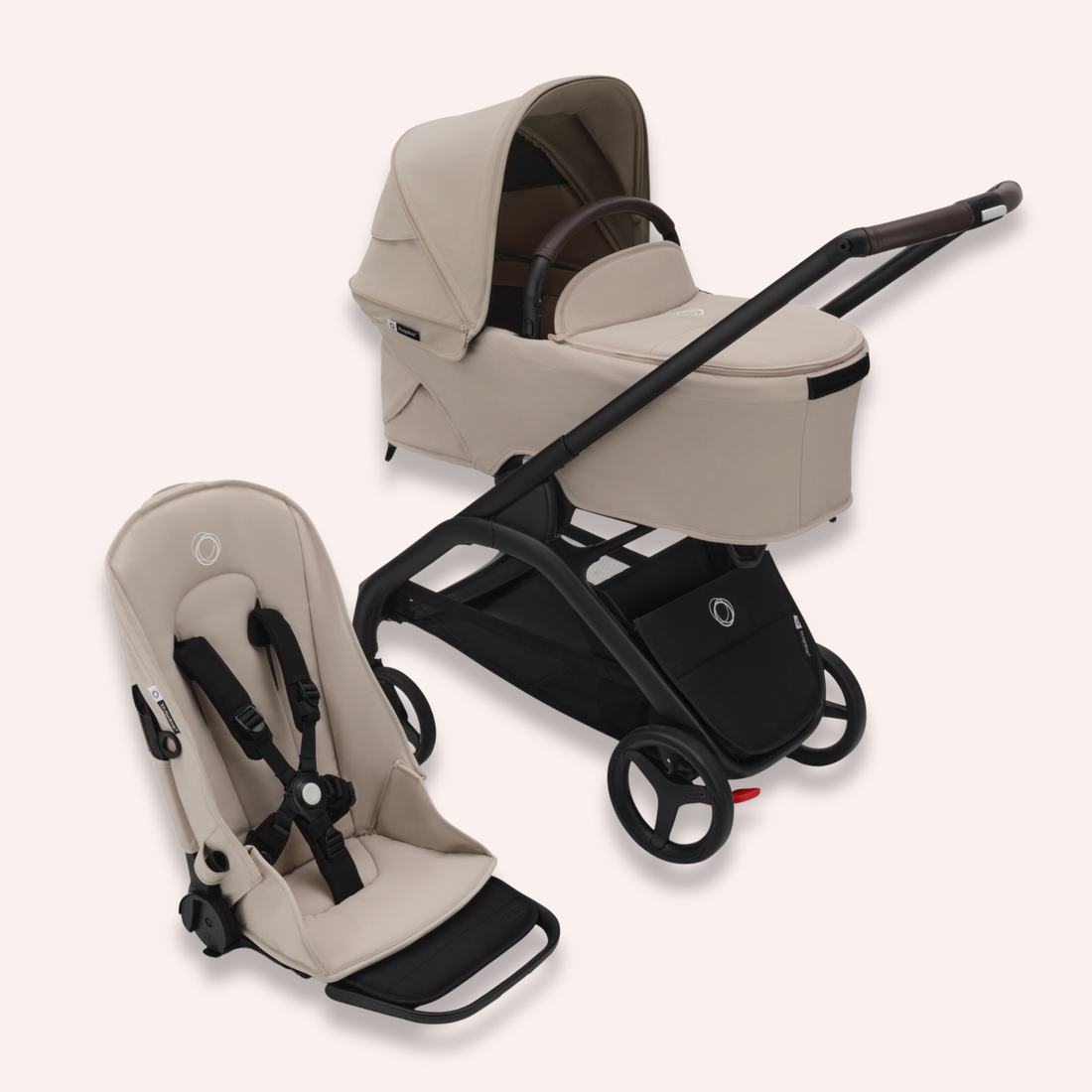 Bugaboo Dragonfly Bassinet and Seat Pram
