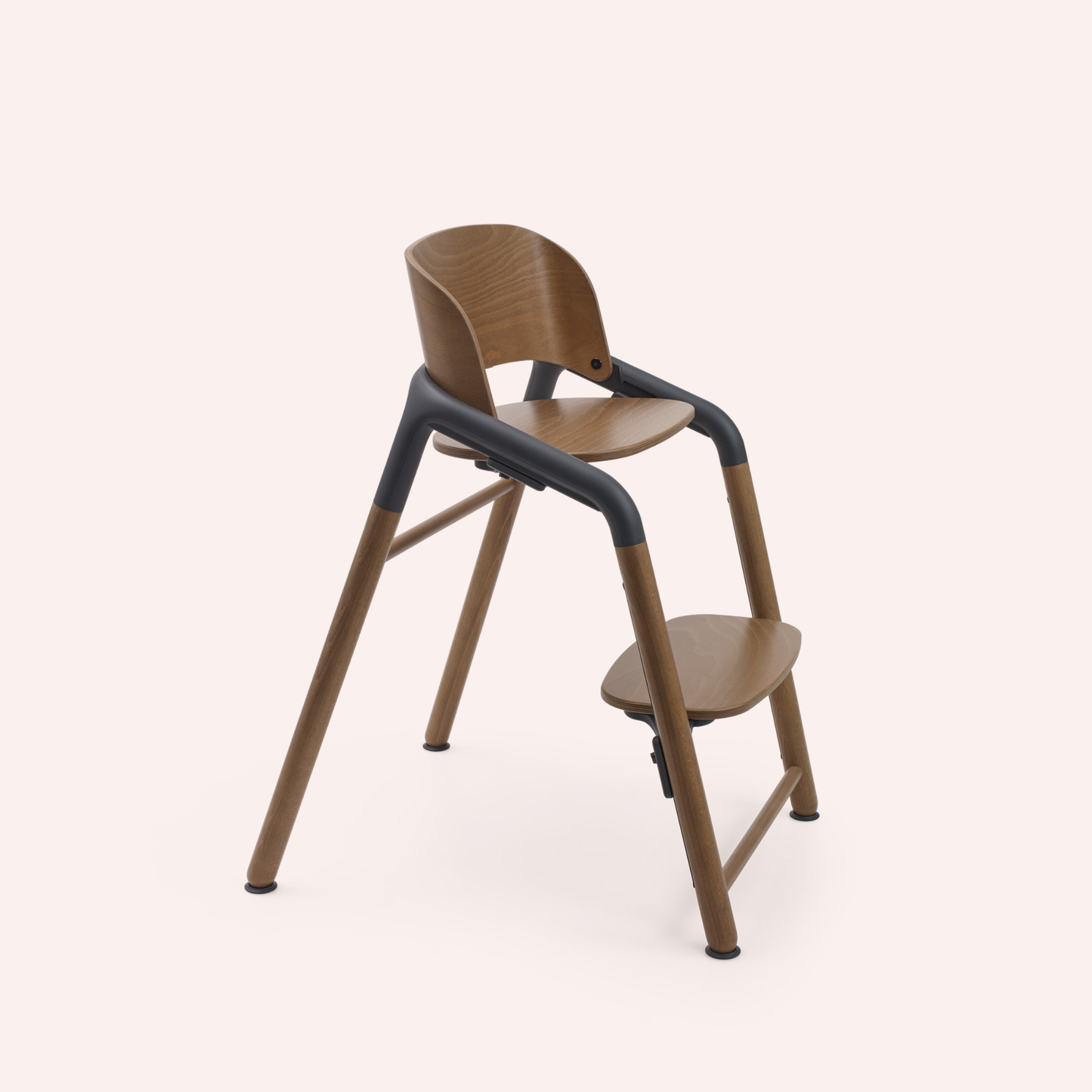 Bugaboo Giraffe Newborn to Solids Highchair Bundle - Warm Wood/Grey