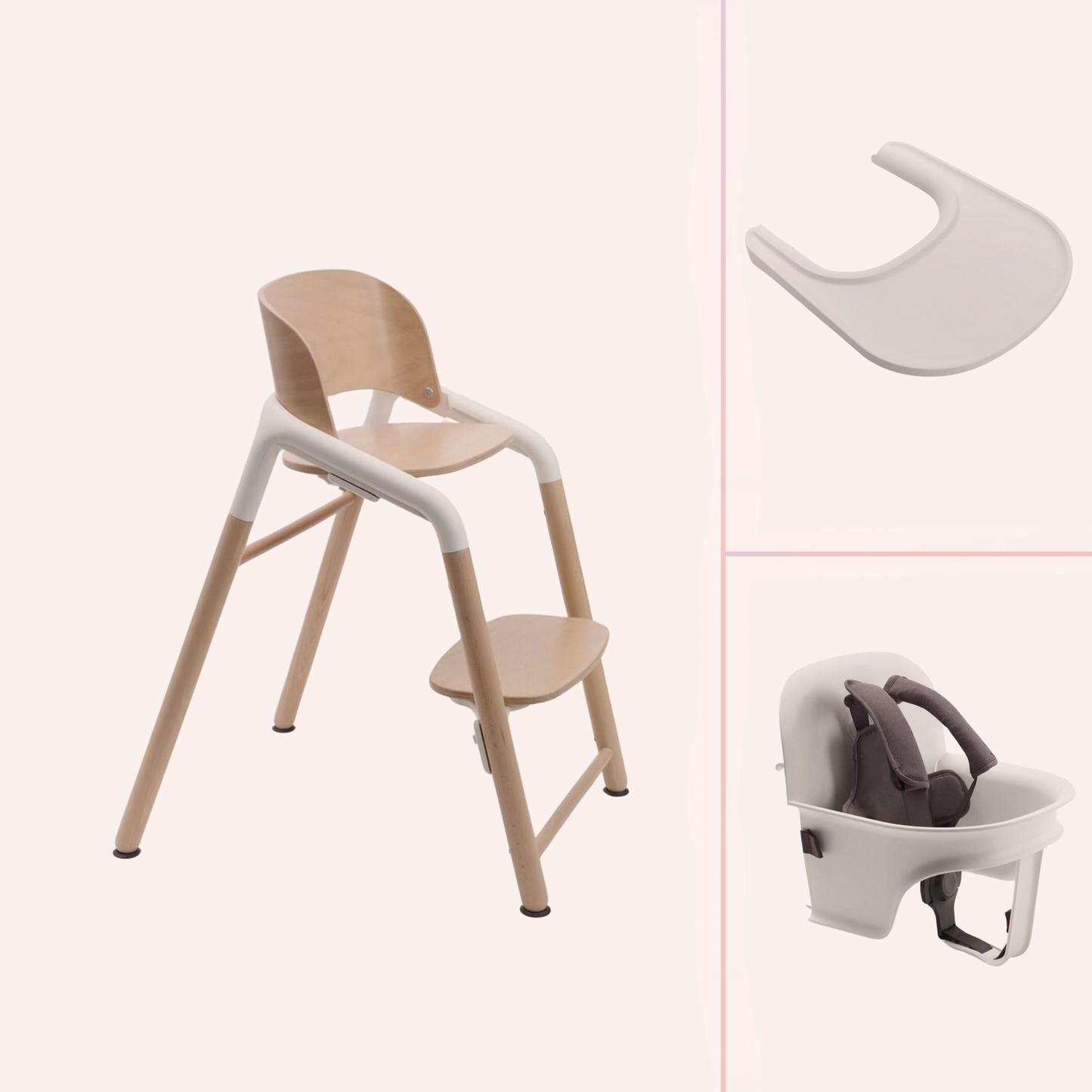 Bugaboo Giraffe Solids Highchair Bundle