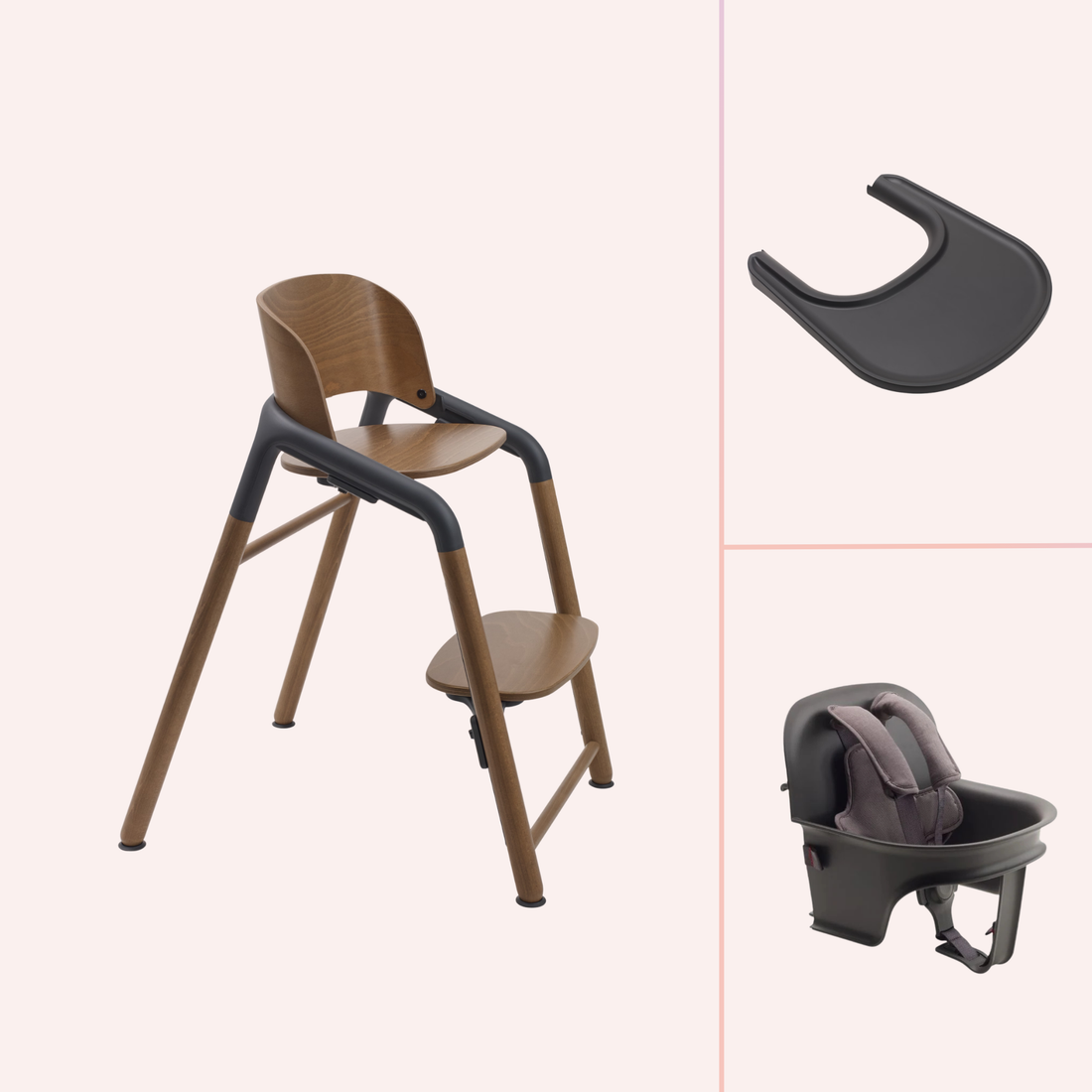 Bugaboo Giraffe Solids Highchair Bundle