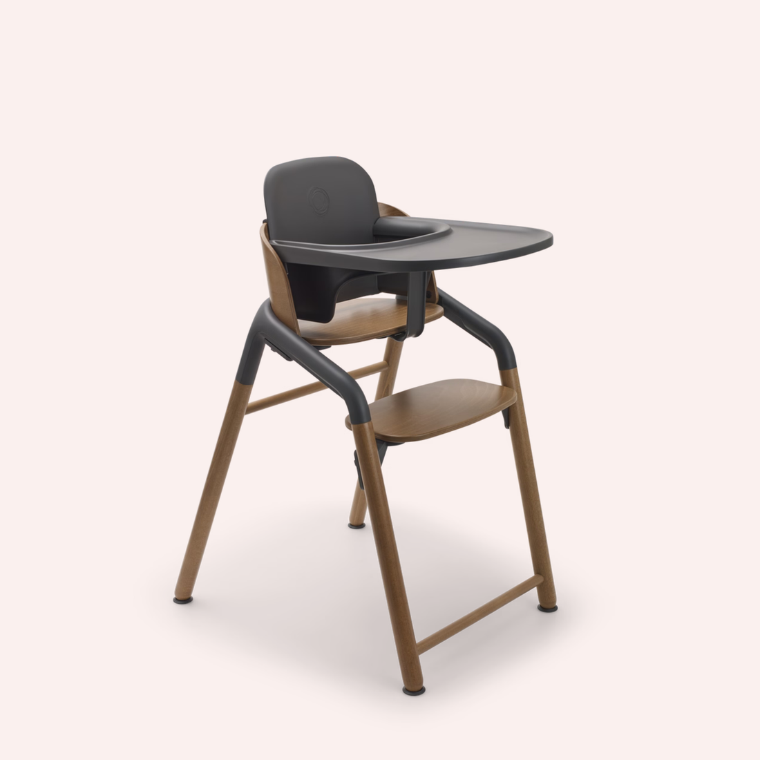 Bugaboo Giraffe Newborn to Solids Highchair Bundle - Warm Wood/Grey