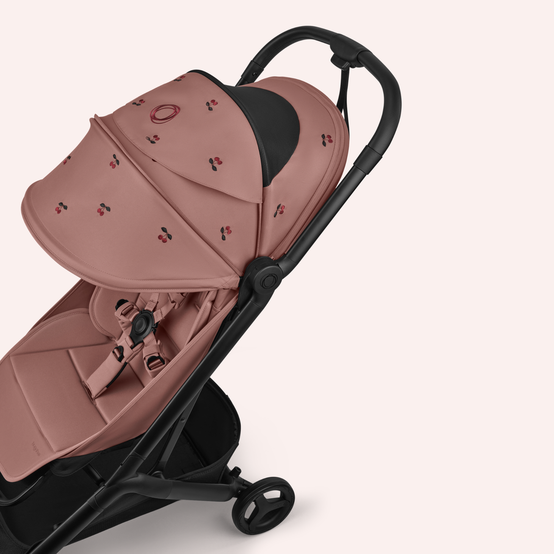 pink bugaboo pram Bugaboo x Konges Slojd Cherry Butterfly 2 Stroller - Dusty Pink by Bugaboo