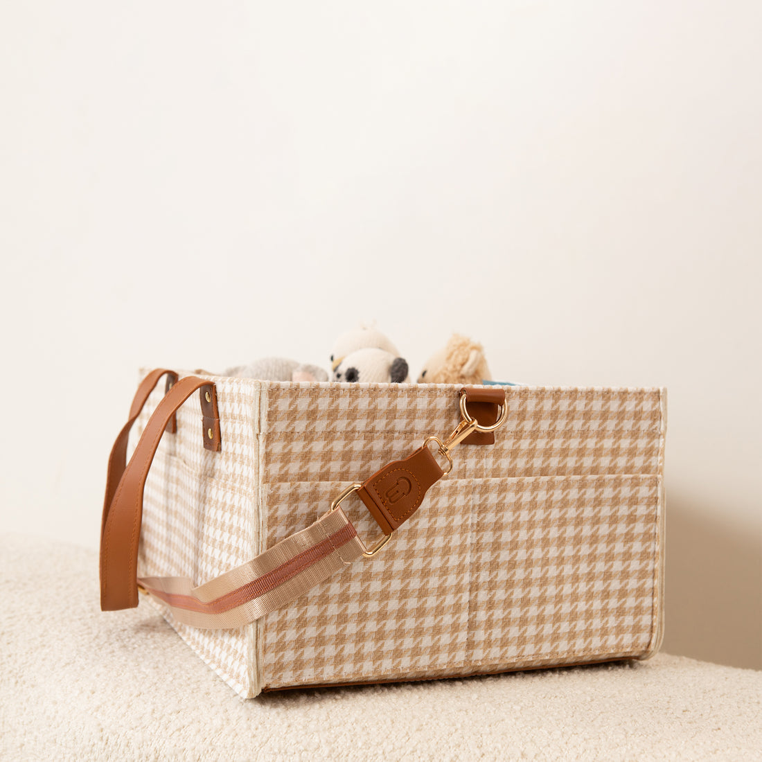 Bunnie Caddie - Houndstooth Tan