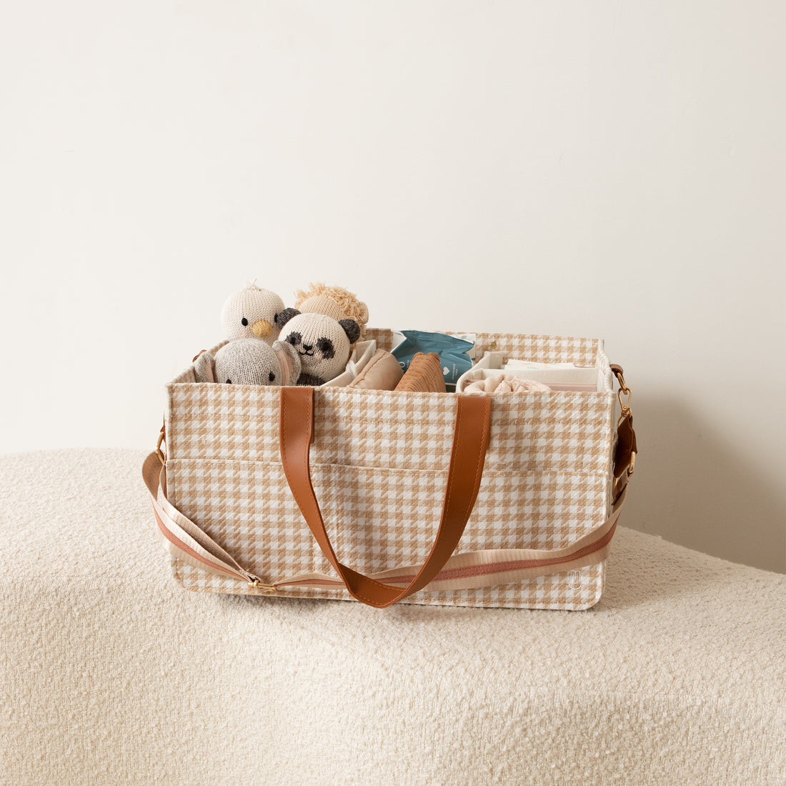 Bunnie Caddie - Houndstooth Tan