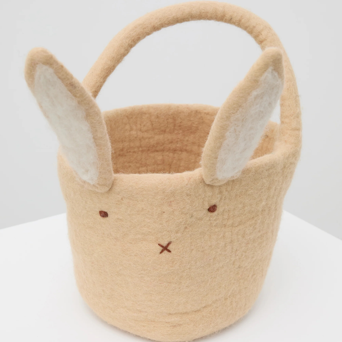 Bunny Basket - Cream