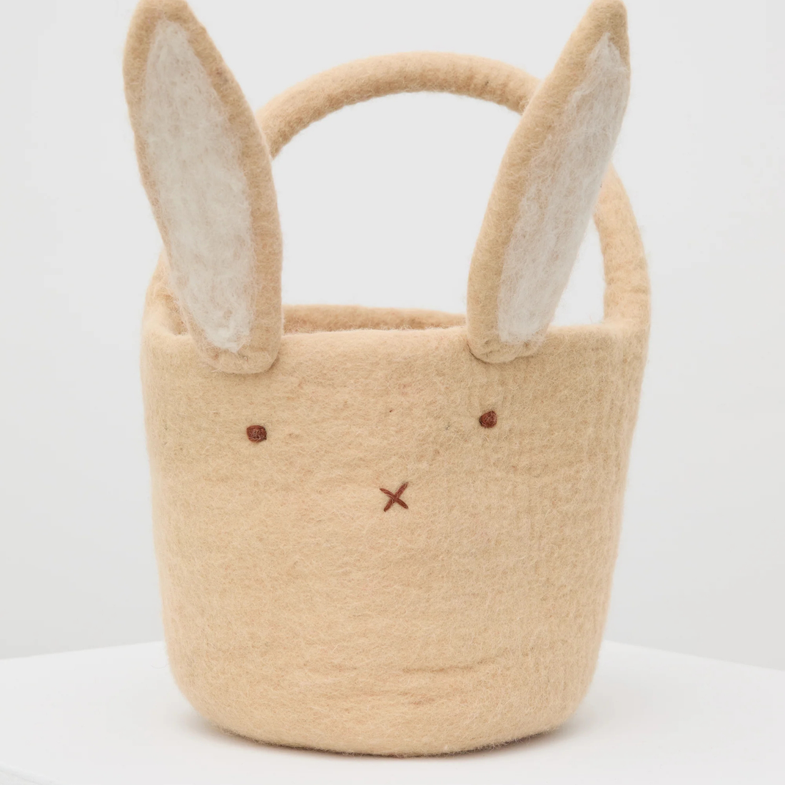 Bunny Basket - Cream