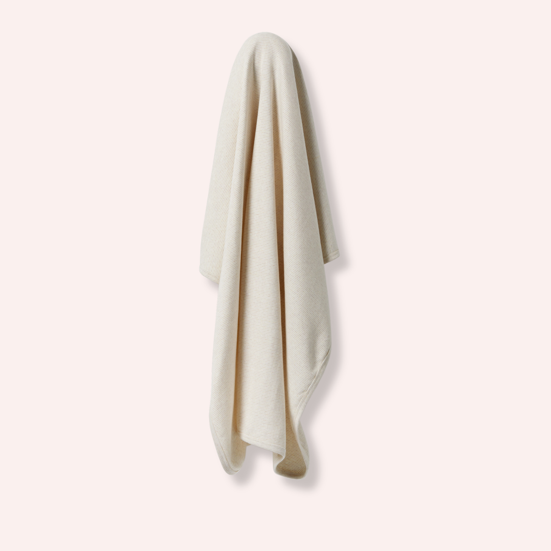 Organic Stripe Rib Bunny Rug - Oatmeal - One Size