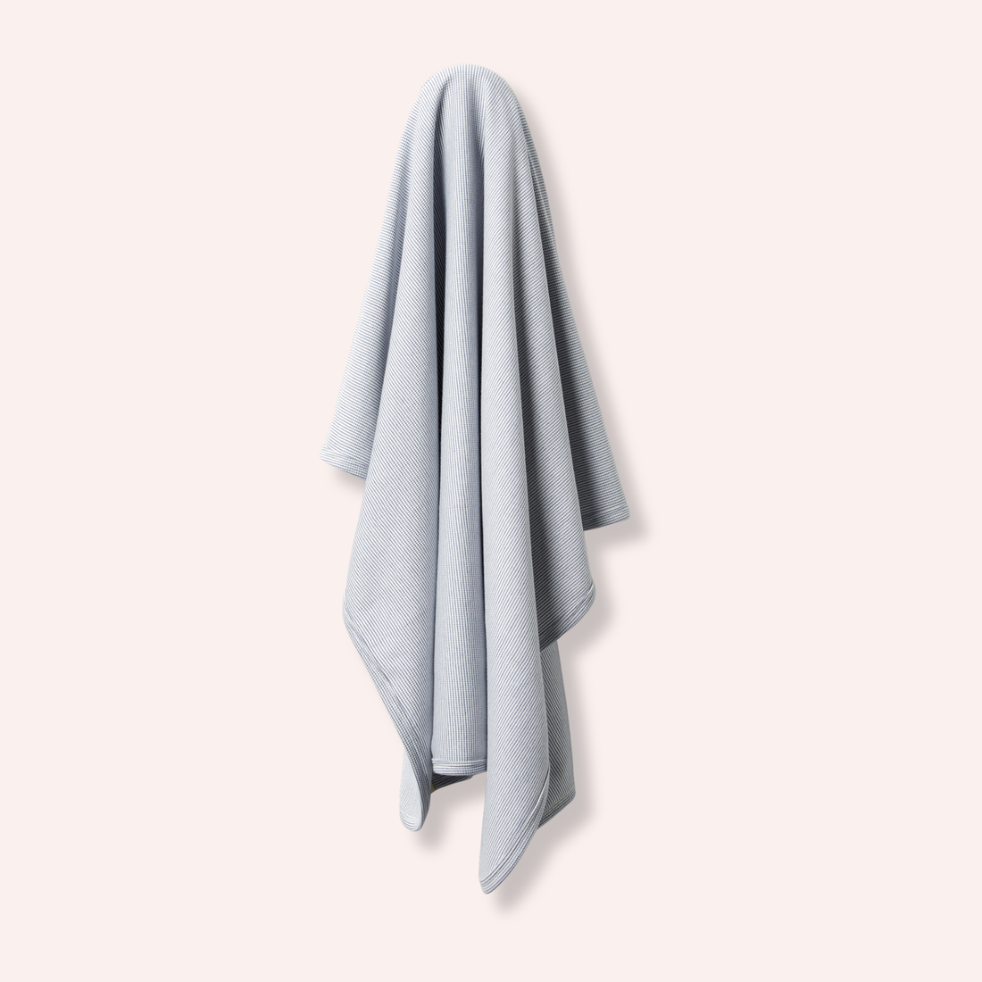 Organic Stripe Rib Bunny Rug - Rain Drop - One Size