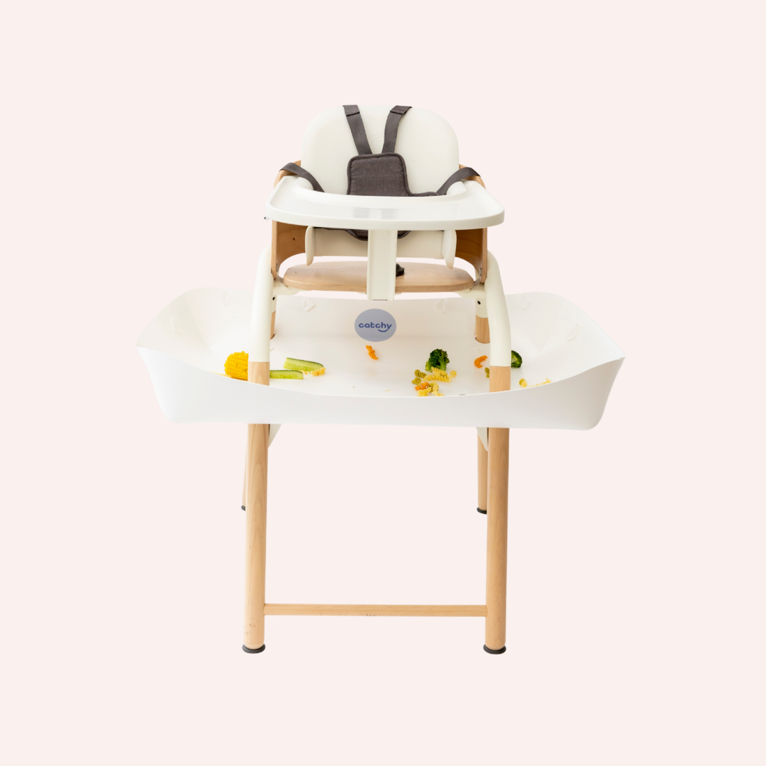 CATCHY - The Food Catcher for High Chairs - White
