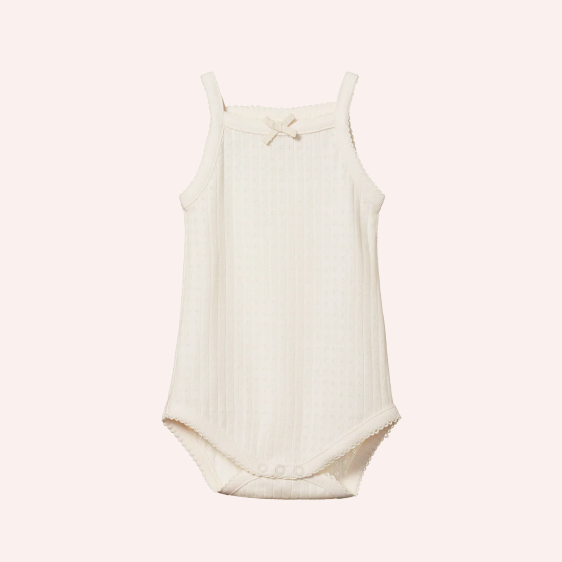 Camisole Bodysuit Pointelle - Natural