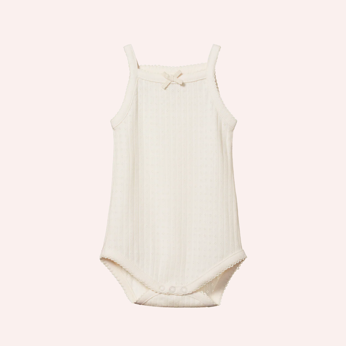 Camisole Bodysuit Pointelle - Natural