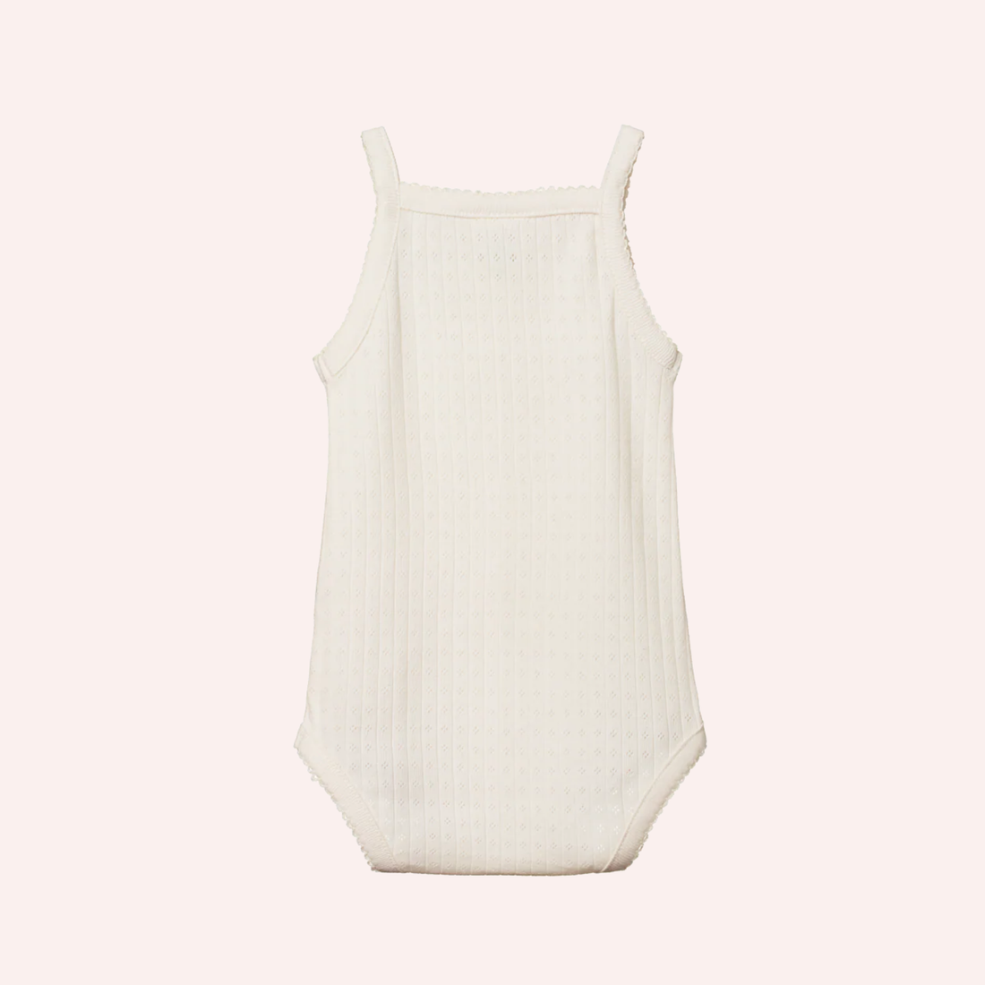 Camisole Bodysuit Pointelle - Natural