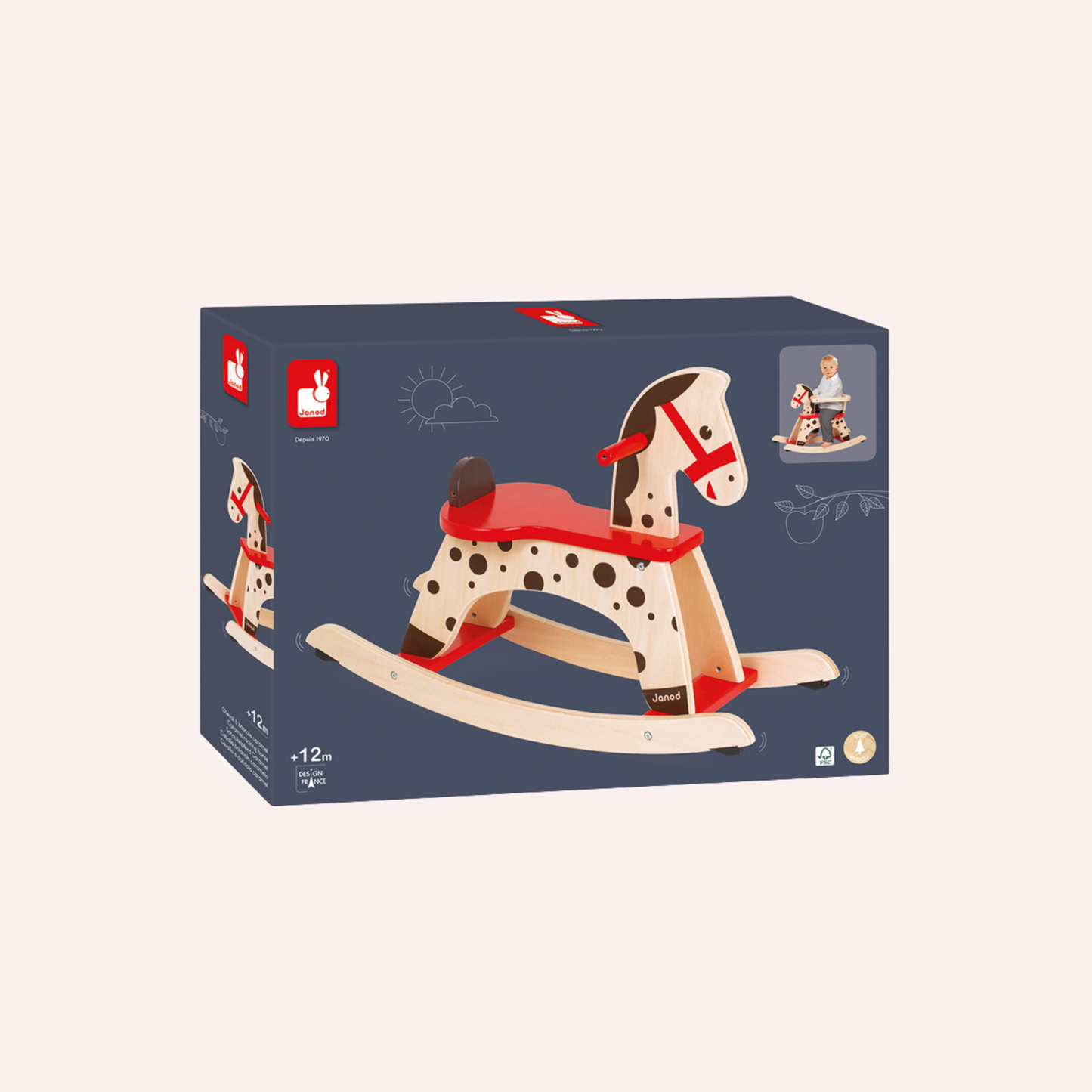 Caramel Rocking Horse