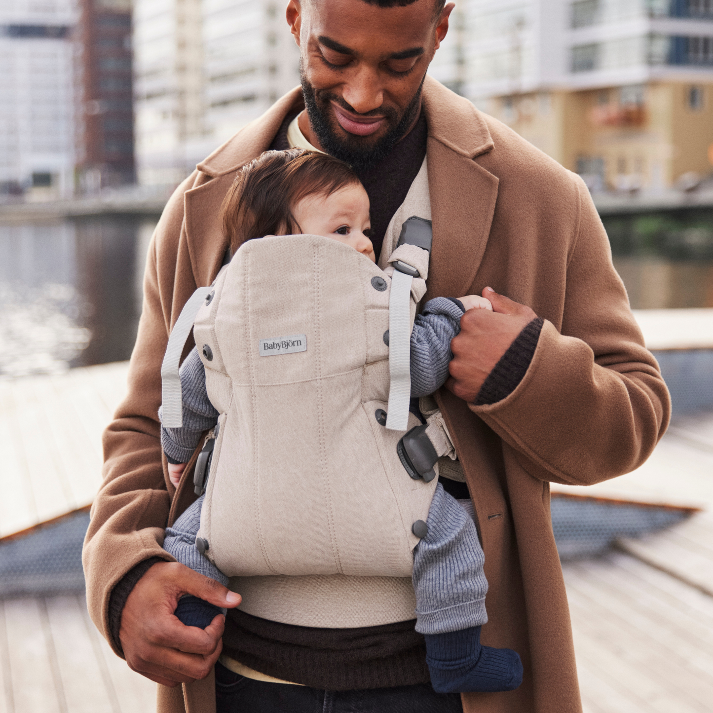 Baby Carrier Harmony Woven Melange - Light Beige