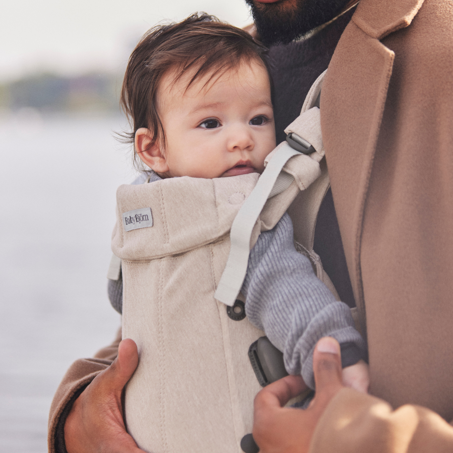 Baby Carrier Harmony Woven Melange - Light Beige