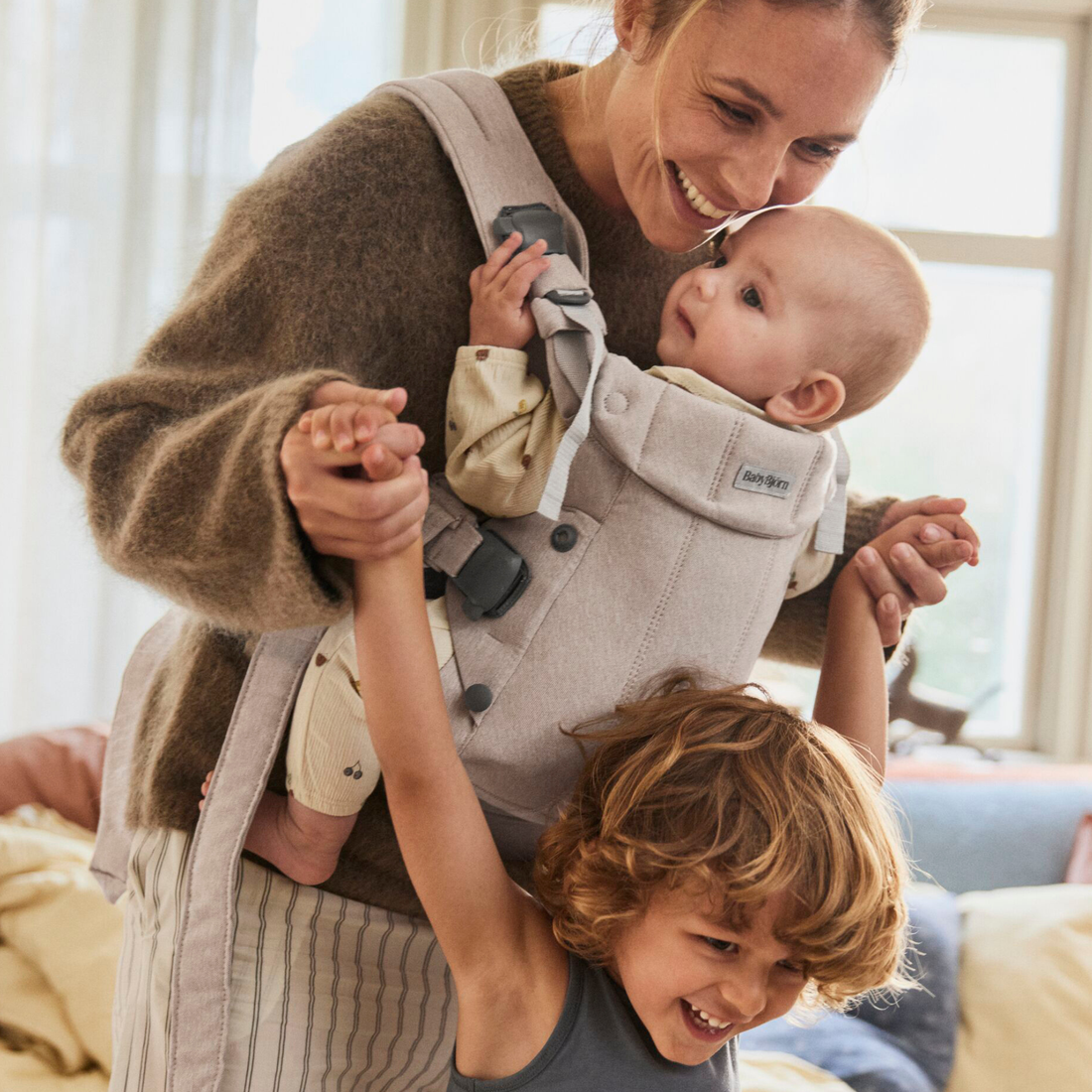 Baby Carrier Harmony Woven Melange - Light Beige