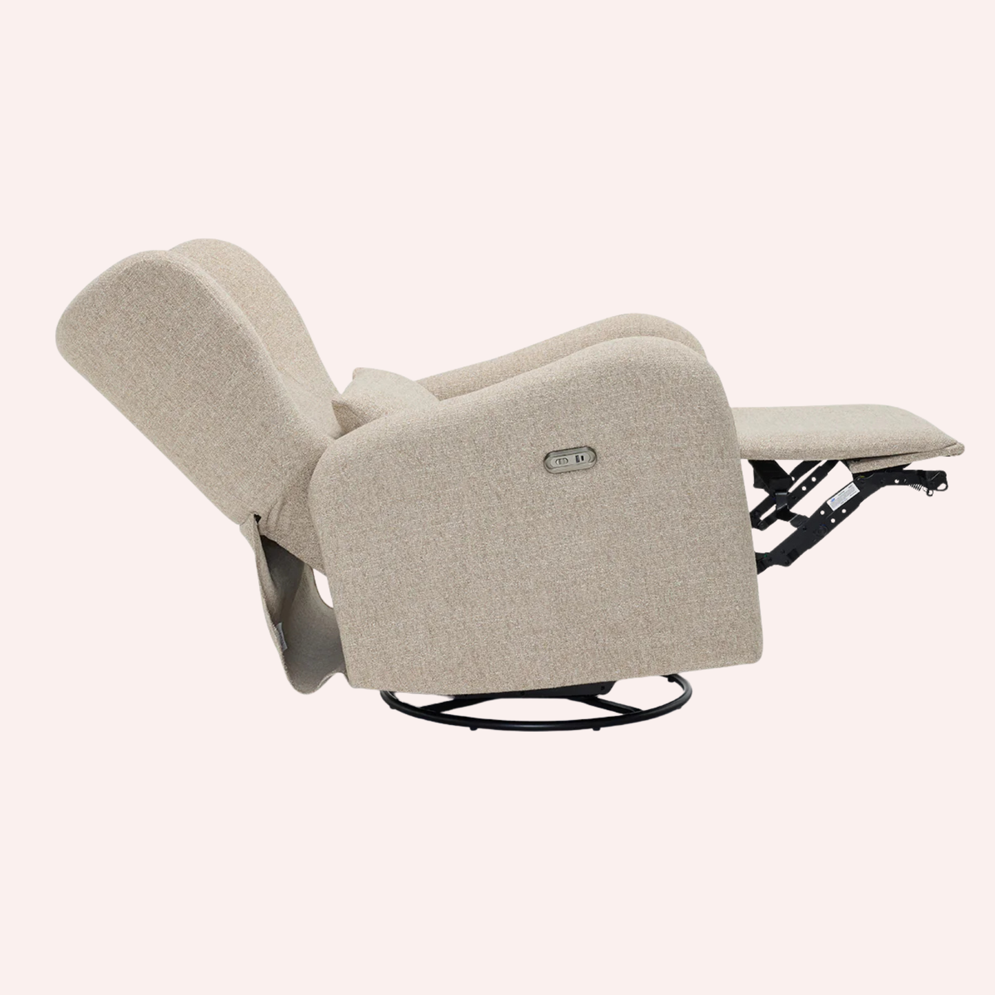 Celeste Electric Nursery Chair - Pebble Weave