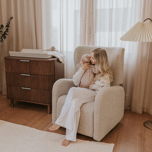 Celeste Electric Nursery Chair - Pebble Weave