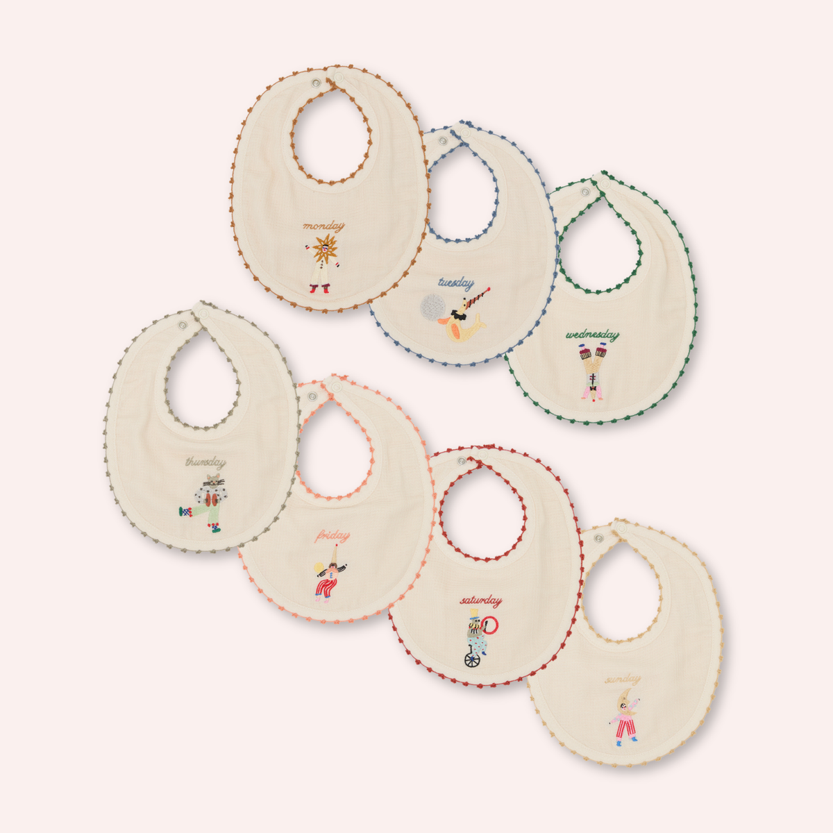 Weekly Set Bibs - Welcome to the Circus