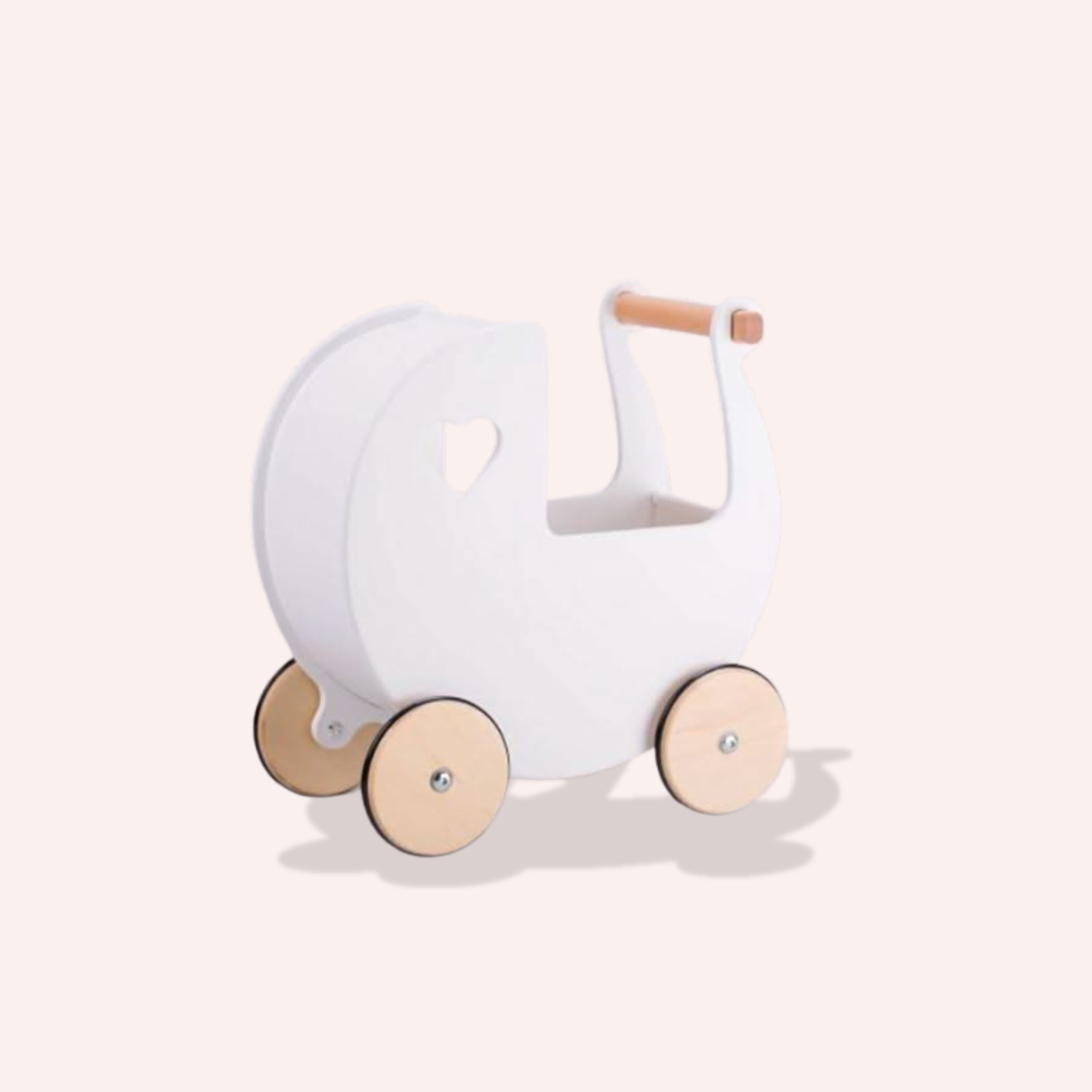 Classic Dolls Pram - White