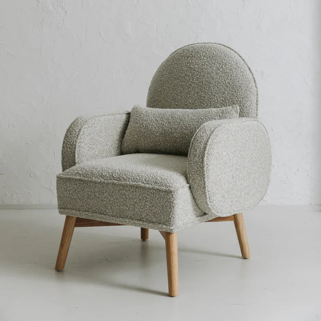 Cloud Rocker & Ottoman - Ash Grey