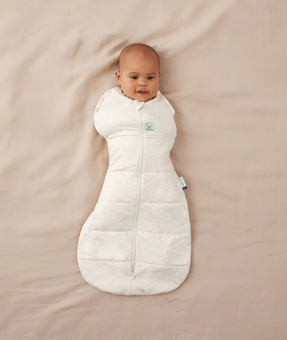 Cocoon Swaddle Bag 2.5 TOG - Oatmeal Marle