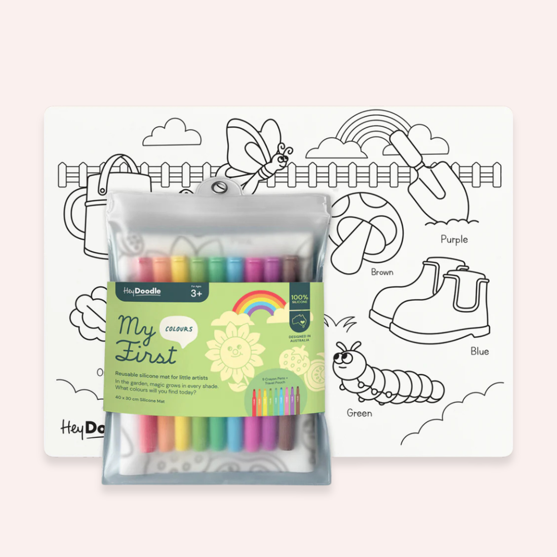 Colouring & Doodle Mat - My First Colours
