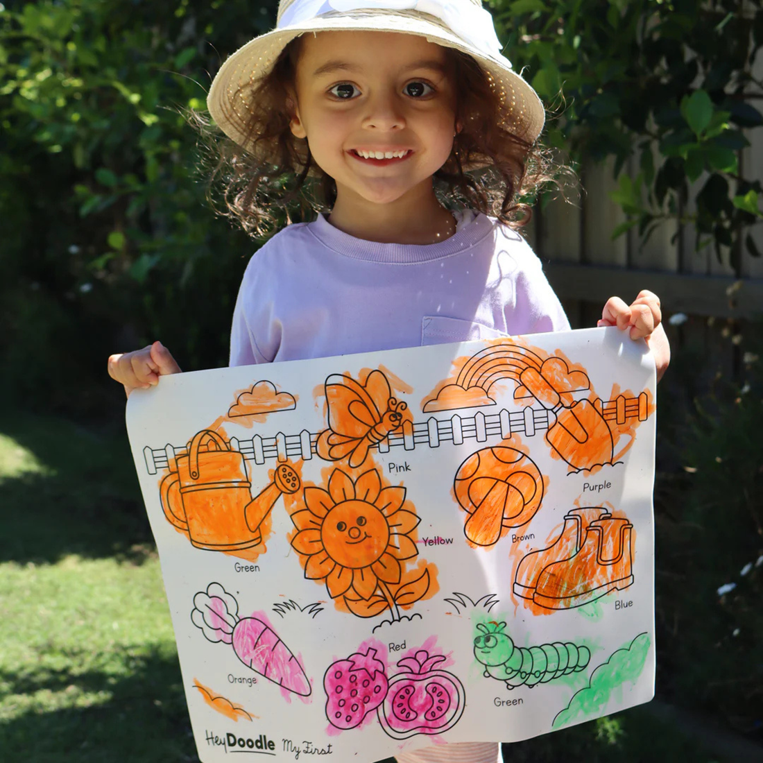 Colouring & Doodle Mat - My First Colours