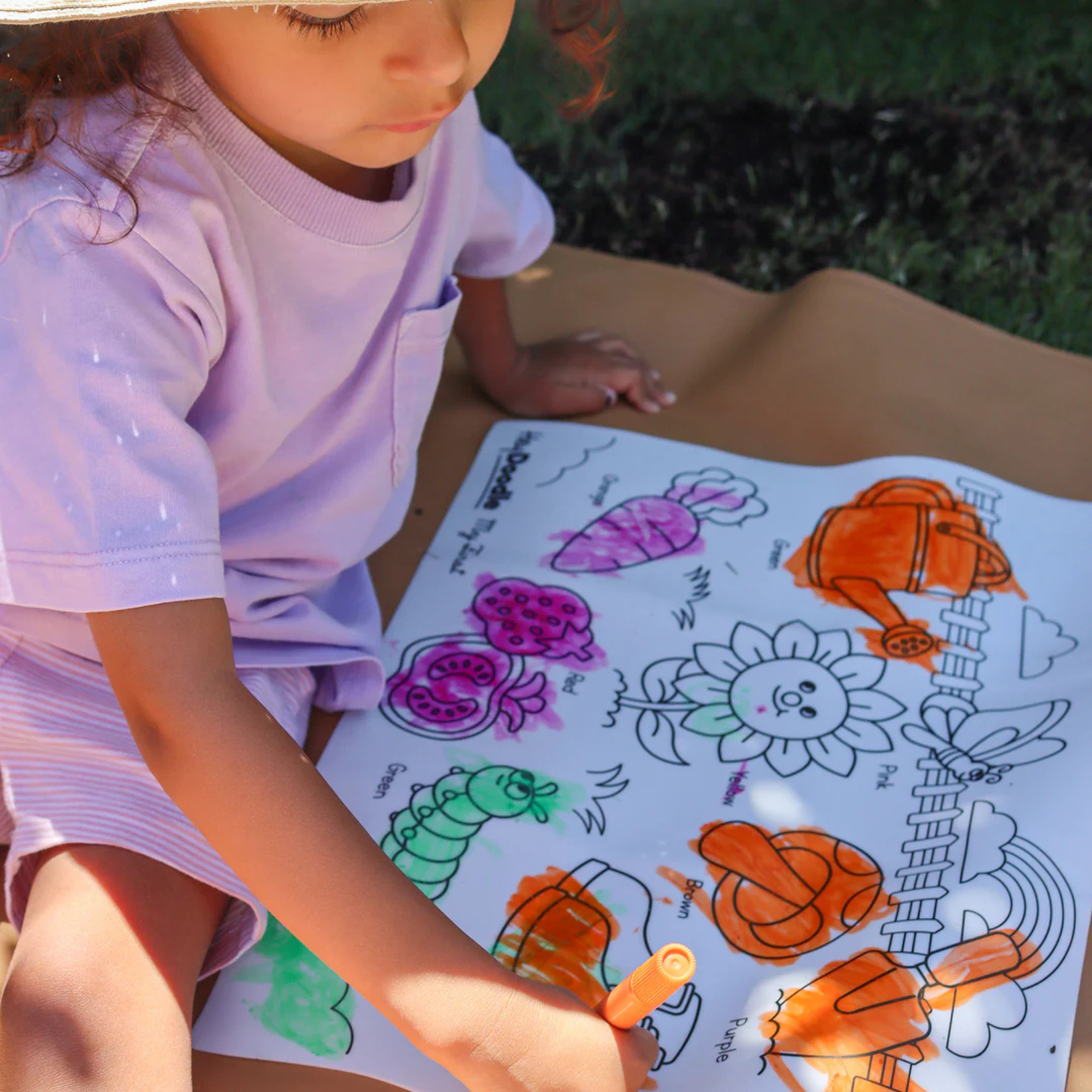 Colouring & Doodle Mat - My First Colours