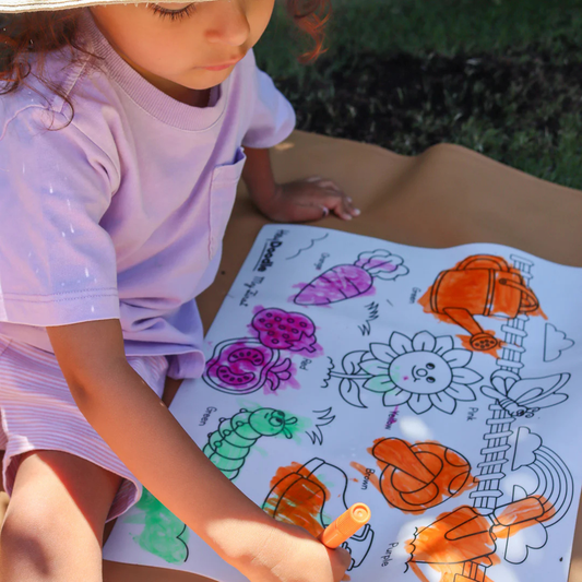 Colouring & Doodle Mat - My First Colours