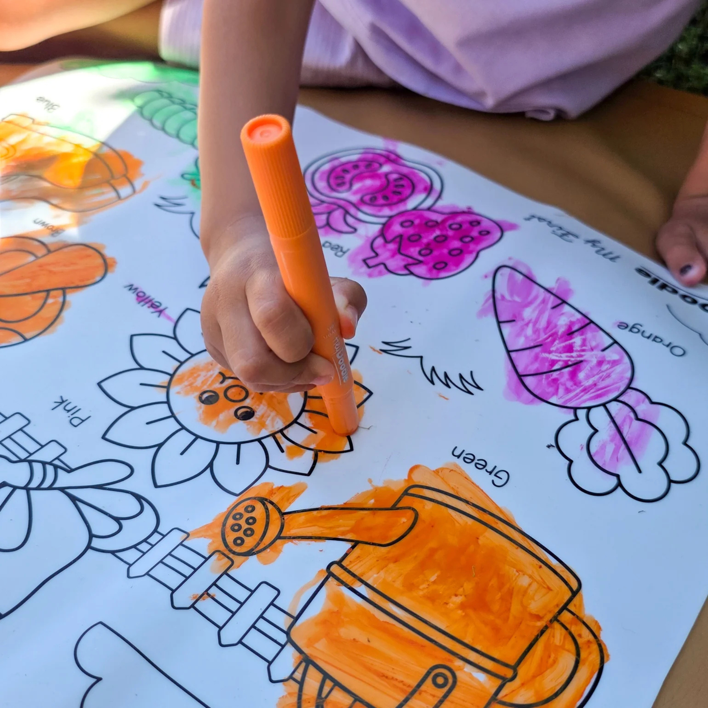 Colouring & Doodle Mat - My First Colours