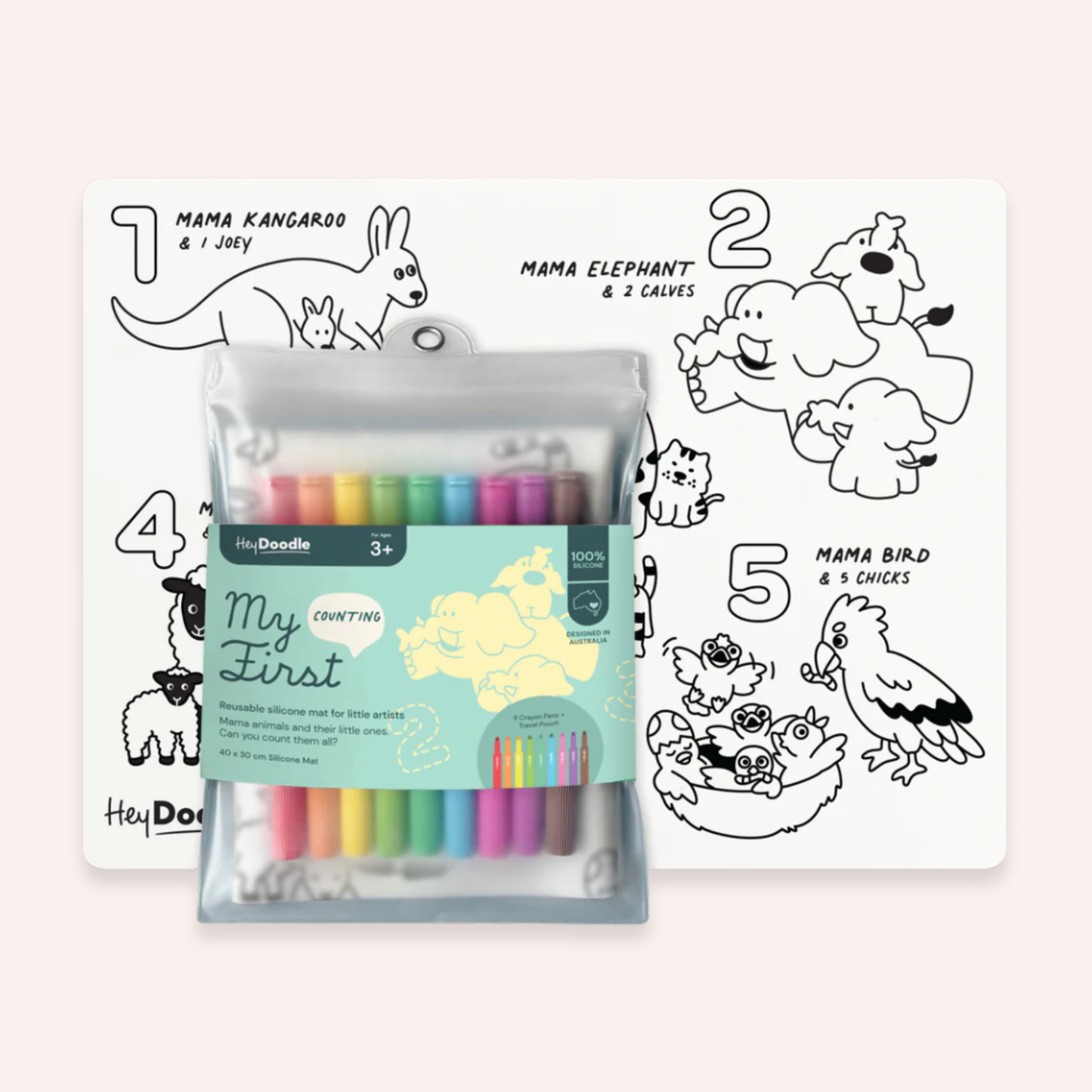 Colouring & Doodle Mat - My First Counting