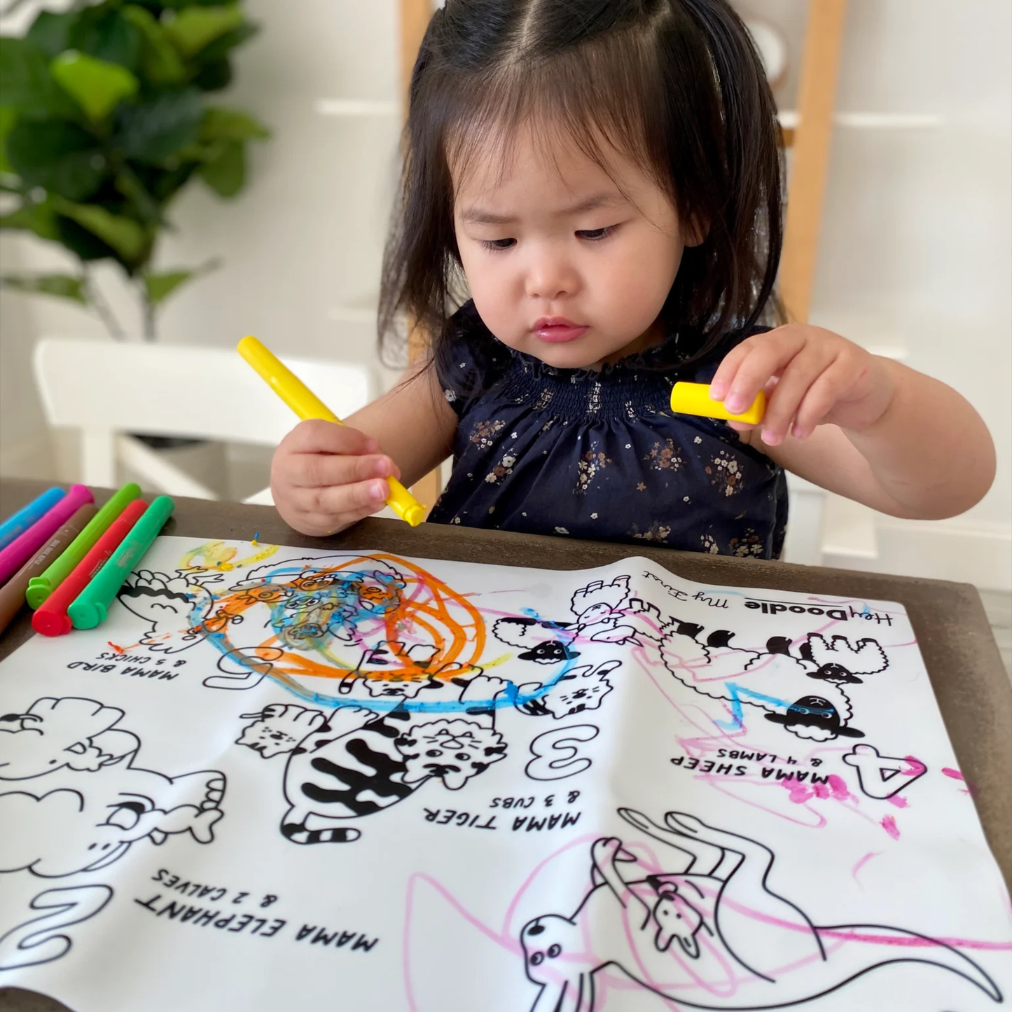 Colouring & Doodle Mat - My First Counting