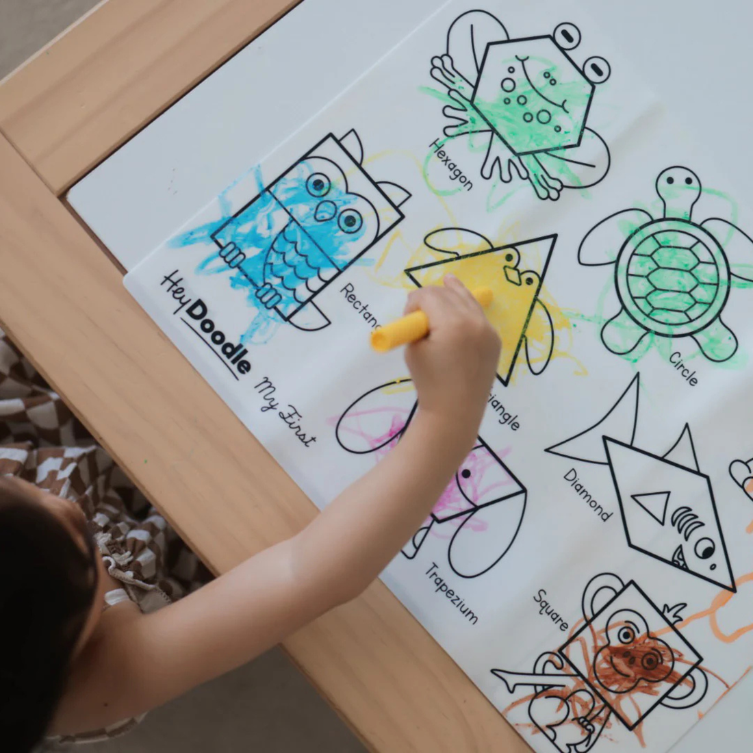 Colouring & Doodle Mat - My First Shapes