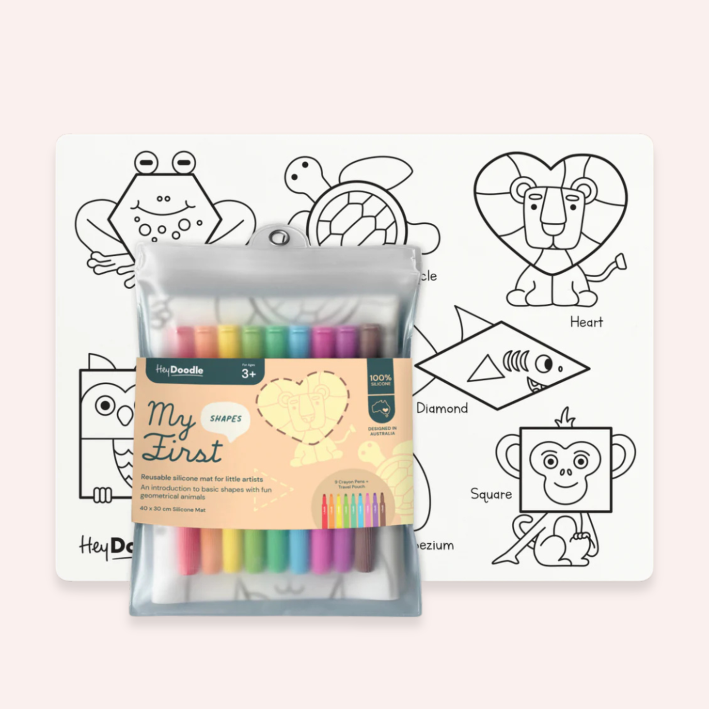Colouring & Doodle Mat - My First Shapes