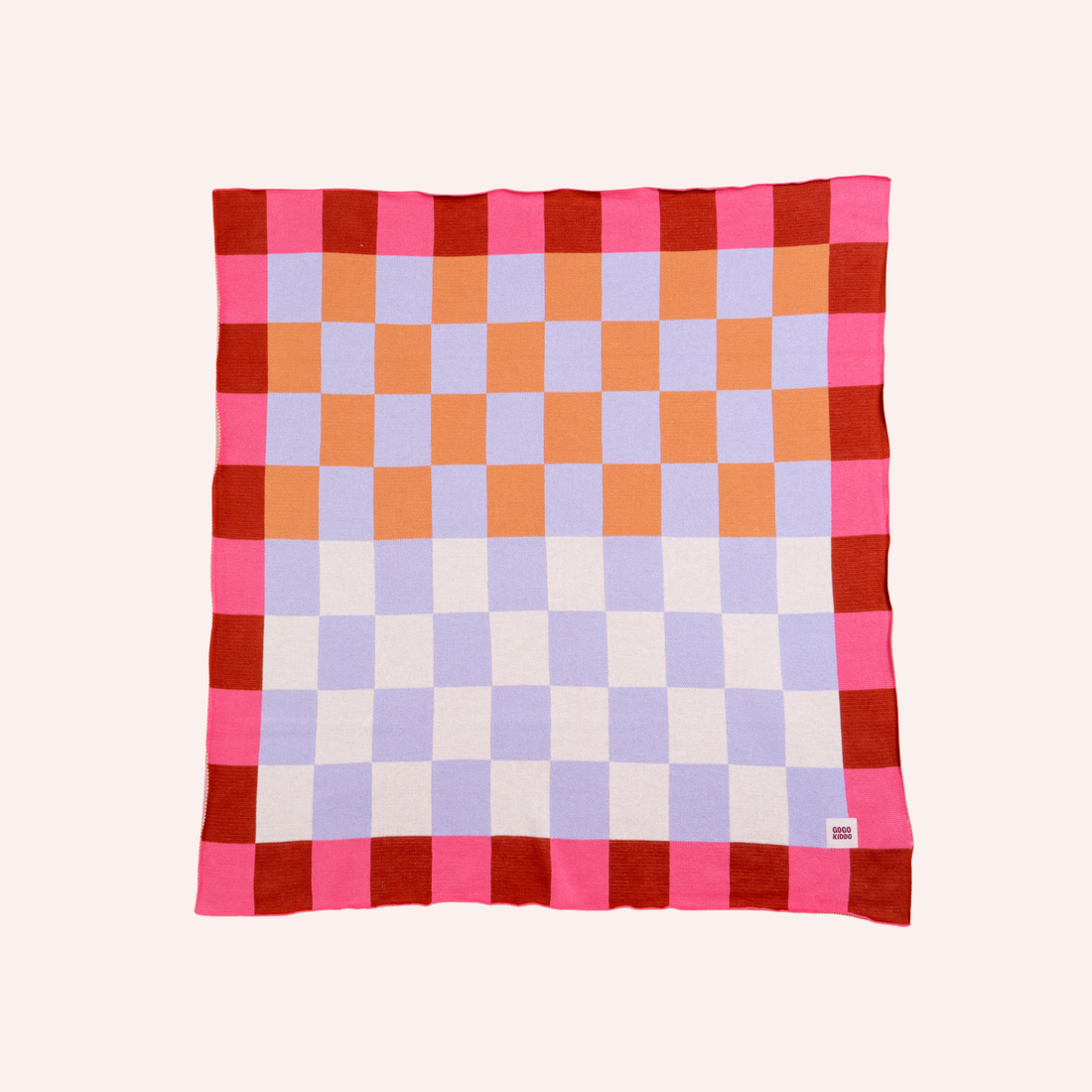 Cosy Baby Blanket - Check Berry
