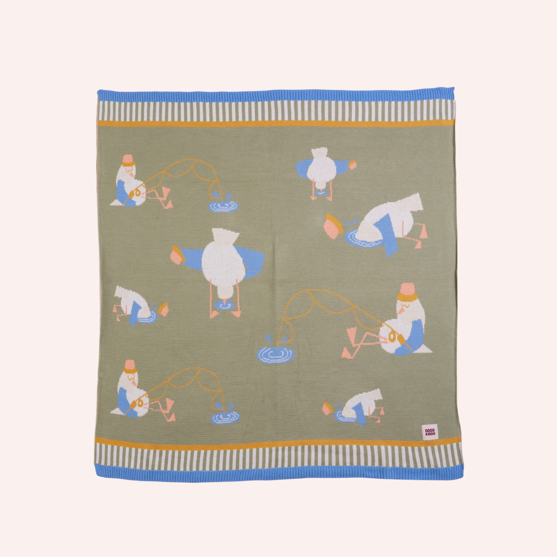 Cosy Baby Blanket - Gulls Gone Fishing