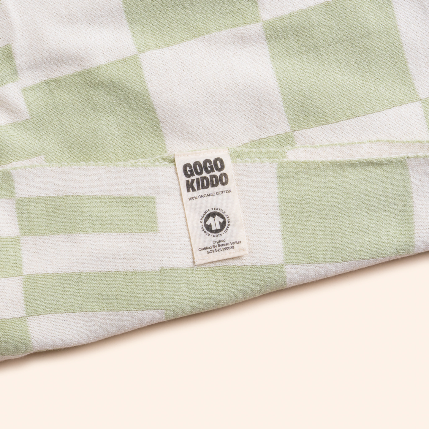 Cosy Baby Blanket - Tri-Check Sage