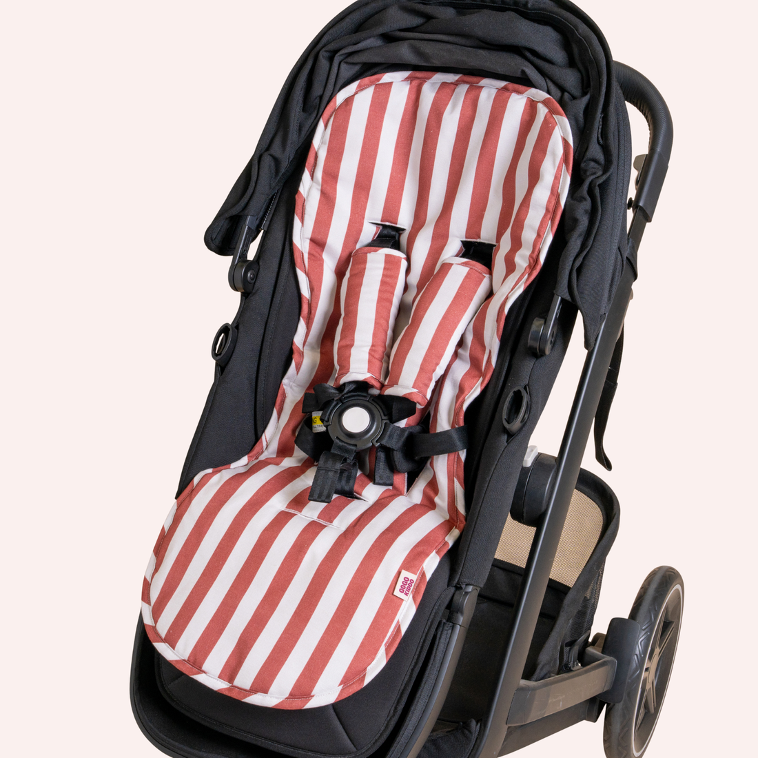 Cosy Pram Liner and Harness Protector - Berry Jam