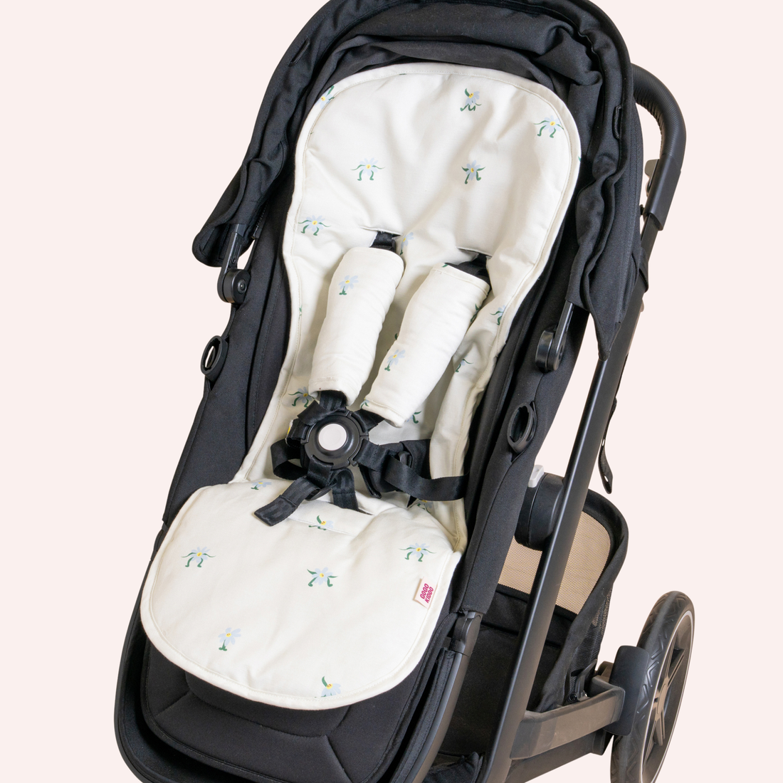 Cosy Pram Liner and Harness Protector  - Dancing Daisies