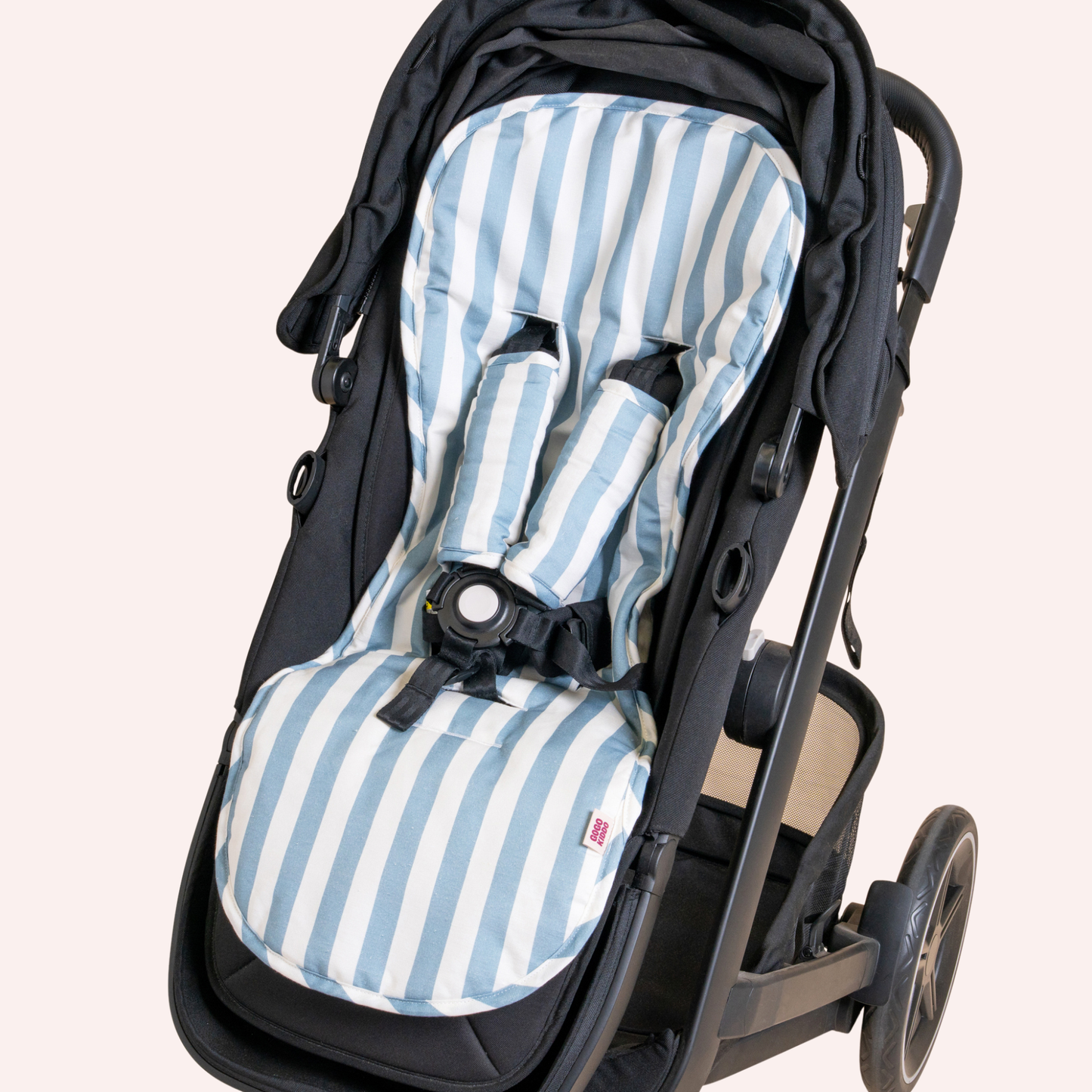 Cosy Pram Liner and Harness Protector  - French Blue